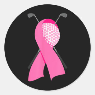 Adesivo Golfe Rosa Funso Fita Fita Mama Cancer Sensibiliza