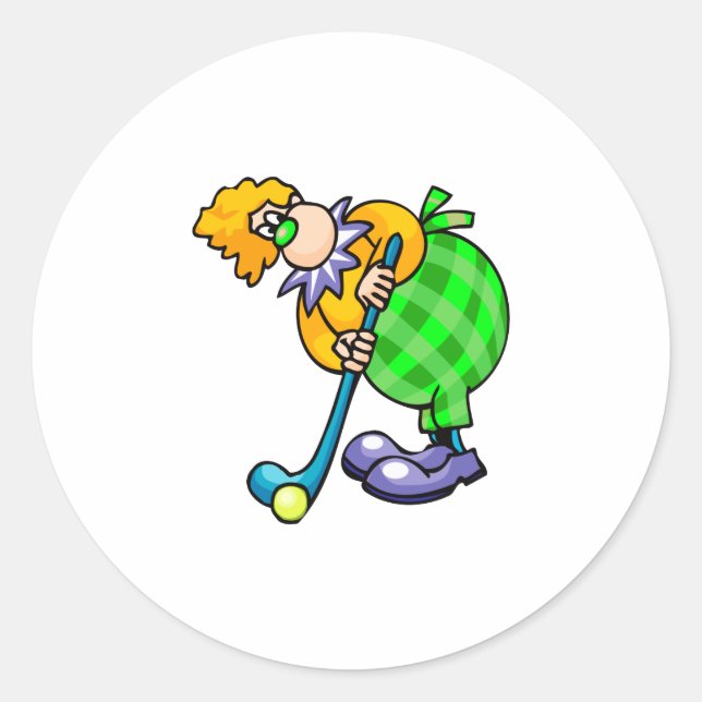 Adesivo Golfer Clown (Frente)