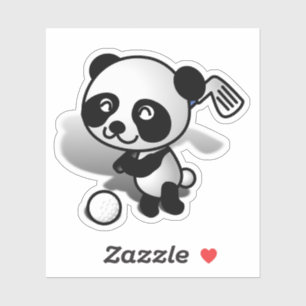 Adesivo Golfing Panda Sports