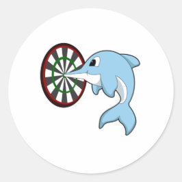 Adesivo Golfinho nas Trevas com Dartboard
