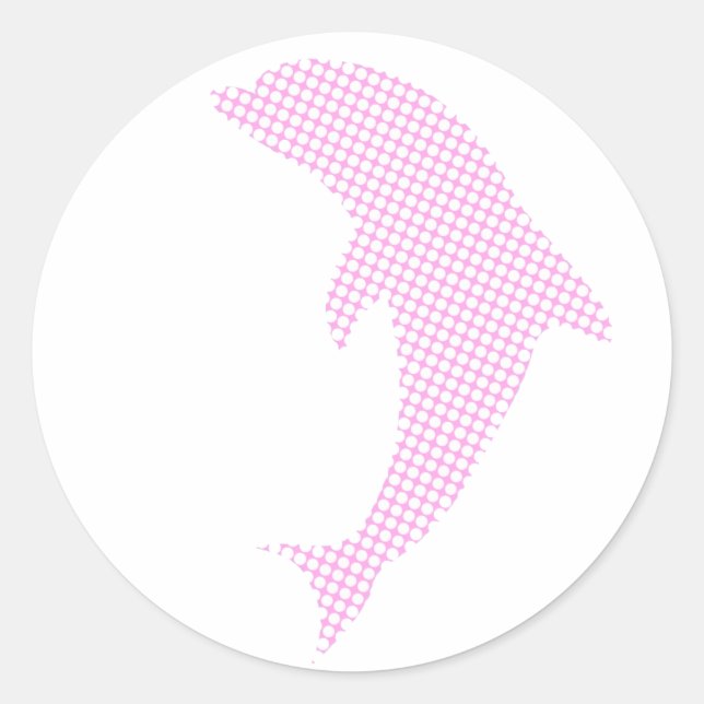 Adesivo Golfinho pré-disquete simples e limpo marinho oceâ (Frente)