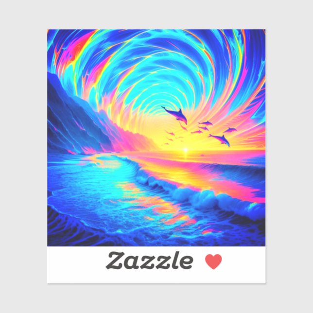 Adesivo Golfinhos (Folha)