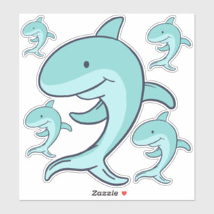 Adesivo Golfinhos azuis que pulam Thunder_Cove