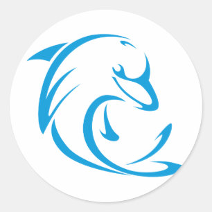 Adesivo Golfinhos - Camisa T   Logotipo Legal Dolphins T S