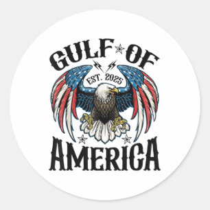 Adesivo Golfo Da América Americana Funny Usa Eagle