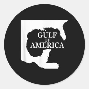 Adesivo Golfo Da América Dos Eua Mostra Bandeira Funerária