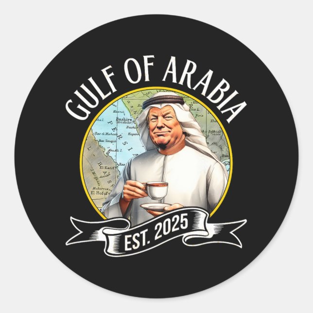 Adesivo Golfo Da Arábia Oriental 2025 (Frente)
