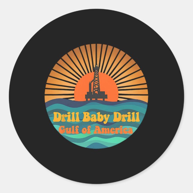 Adesivo Golfo De Drill Baby Drill Do México (Frente)