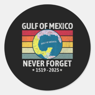 Adesivo Golfo Divertido Dos EUA América Golfo Do México Nu