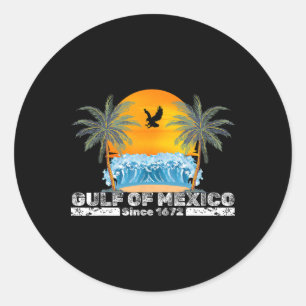 Adesivo Golfo Do México Desde 1672, Golfo Da Praia De Vint