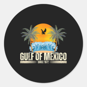 Adesivo Golfo Do México Desde 1672, Golfo Da Praia De Vint