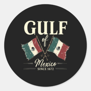 Adesivo Golfo Do México Desde 1672, Retro Vintage T-shirt1