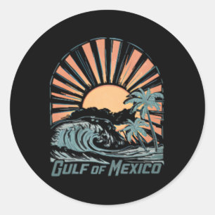 Adesivo Golfo Do México Desde 1672 Vintage Beach 2 Sided T