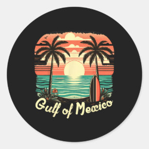 Adesivo Golfo Do México Desde 1672 Vintage Beach Summer Va