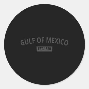 Adesivo Golfo Do México Est 1550 Americano De Mex