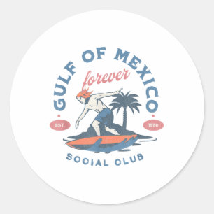Adesivo Golfo Do México Forever Social Club Surfer Beach G
