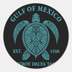Adesivo Golfo Do México Tartaruga Foxtrot Delta Tango Est 