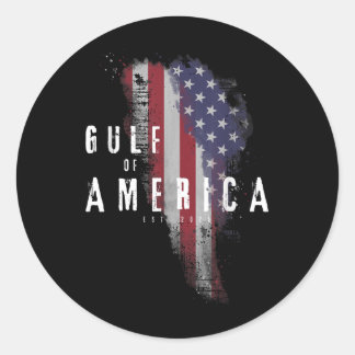 Adesivo Golfo Dos Eua 2025 Flag Vintage America _7