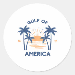 Adesivo Golfo Dos Eua América 2025 Bandeira Americana Méxi