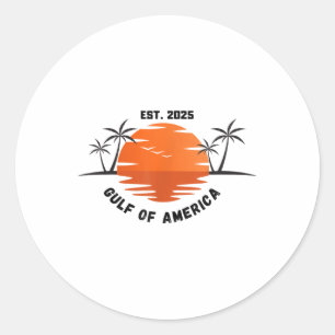 Adesivo Golfo Dos Eua América 2025 Bandeira Americana Méxi