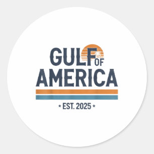 Adesivo Golfo Dos Eua América 2025 Vintage American Flag M