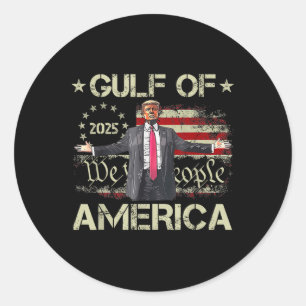 Adesivo Golfo Dos Eua América Est 2025 Bandeira Americana