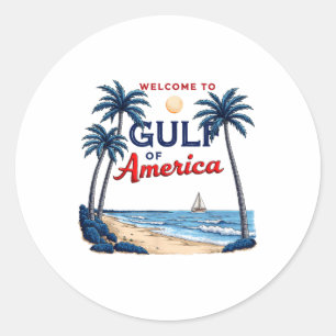 Adesivo Golfo Dos Eua América Est 2025 Palm Beach American