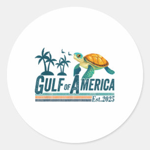 Adesivo Golfo Dos Eua América Oriental 2025 Turtle Golfo M