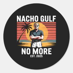 Adesivo Golfo Nacho Não É Mais Divertido Férias Trump 2025