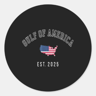 Adesivo Golfo Retro Dos Eua América Oriental 2025 Bandeira