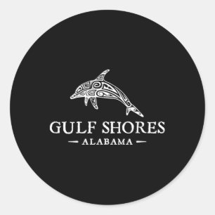 Adesivo Golfo Shores Alabama - Férias com Viagem de golfin