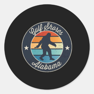 Adesivo Golfo Shores Alabama Sasquatch Gráfico