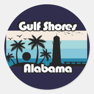 Adesivo Golfo Shores Beach Alabama