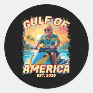 Adesivo Golfo Trump Dos Eua 2025 Funny 47th Pro Trump Méxi
