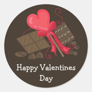 Adesivo Golosias de Chocolate para o Dia dos Namorados