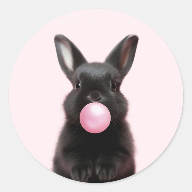 Adesivo Goma-Bolha Rosa Briscada Negra Bonita Brilhando (Frente)