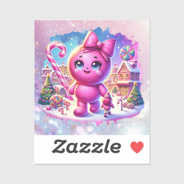 Adesivo GomaDropCandyLand (Folha)