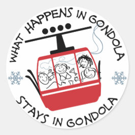 Adesivo Gondola Ride Sticker