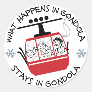 Adesivo Gondola Ride Sticker