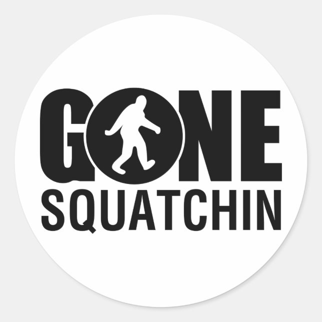 Adesivo Gone Squatchin (Frente)