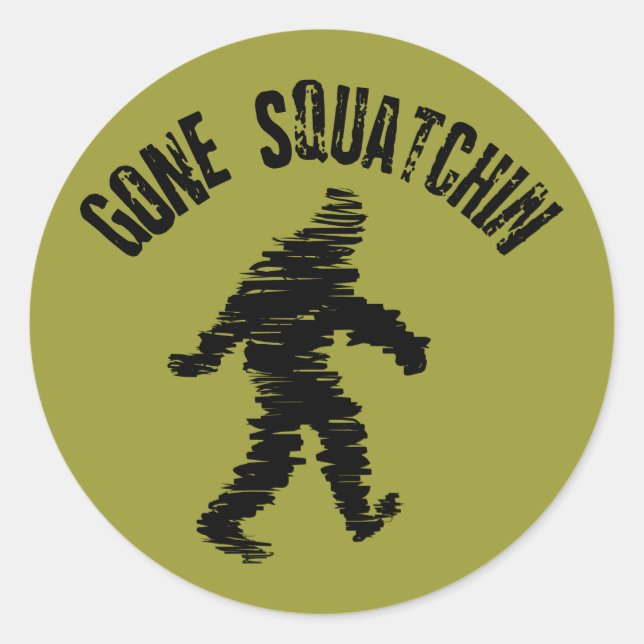 Adesivo Gone Squatchin (Frente)