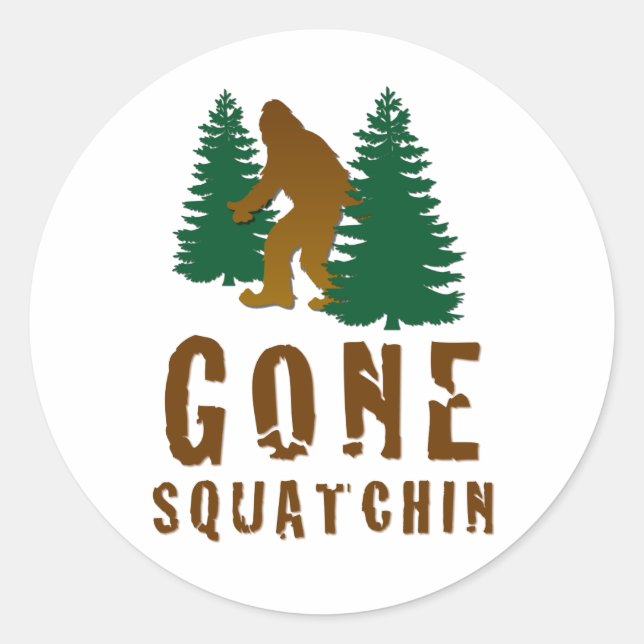 Adesivo Gone Squatchin (Frente)