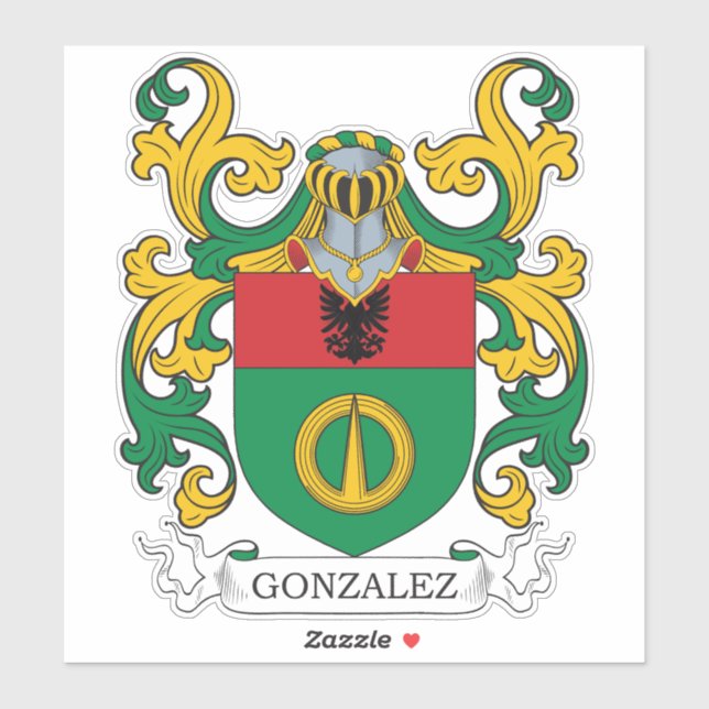 Adesivo Gonzalez Family Crest (Folha)