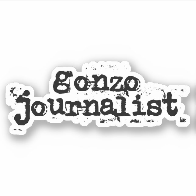 Adesivo Gonzo Journalist (Frente)