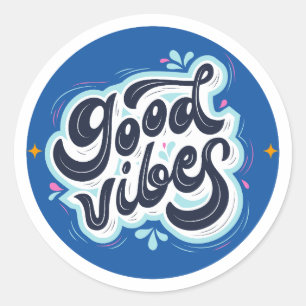 Adesivo Good Vibes – Motivação Estética Positiva