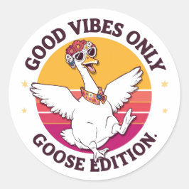 Adesivo Good Vibes Only Goose Edition Sticker