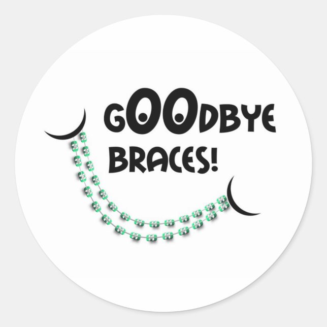 Adesivo Goodbye Traces Orthodontist Doente Presente (Frente)