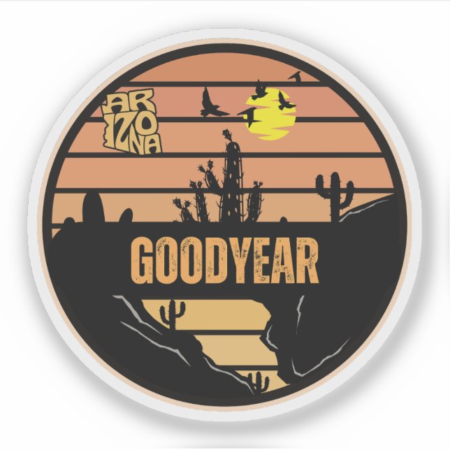 Adesivo Goodyear, Arizona (Frente)