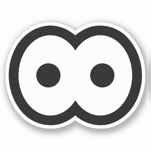 Adesivo Goofy Cartoon Eyeball Vinyl (Frente)