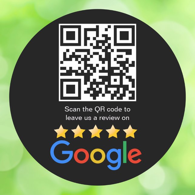 Adesivo Google Review QR Code Scan Me (Criador carregado)
